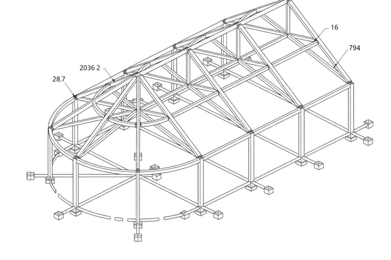 Elemento di parallasse in basso a destra