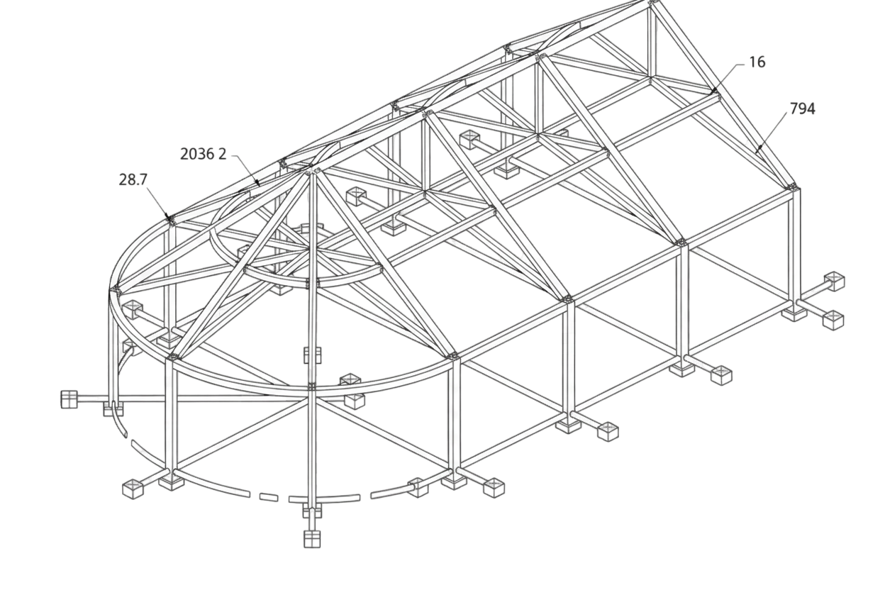 Elemento di parallasse in basso a destra